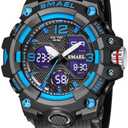 Gosasa Men's Watches Multi Function Military S-Shock Sports Watch LED Digital Waterproof Alarm Watches