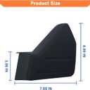 Front Left Driver Seat Trim Cover Panel & Seat Switch Housing Panel Bezel(2PCS). Fit for Ford F-150 2009-2014. Replaces Part #9L3Z-1661693-CA,9L3Z-14A706-NA(Black).