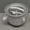 Ice Cream Maker Attachment for KitchenAid, Fits KitchenAid 4.5/5QT & 6QT Mixers, Frozen Ice Cream & Sorbet Gelato Maker, 2 Quart, White