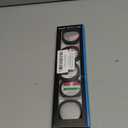 Suoman 5+5 Pack for Samsung Galaxy Watch 8 44mm Privacy Case, [Anti-Peeping] Tempered Glass Screen Protector, Hard PC Hollow Out Bumper Protective Cover