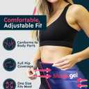 Magic Gel Hip Ice Pack Wrap - Reusable Cold Pack for Hip Bursitis, Hip Replacement Surgery and Hip Flexor Pain. Hip ice wrap for Inflammation, Swelling and Hip Pain Relief