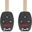 Key Fob Replacement for 2003-2007 Honda Accord Car Keyless Entry Remote Control,OUCG8D-380H-A 35111-SHJ-305,4 Buttons, 2Pcs