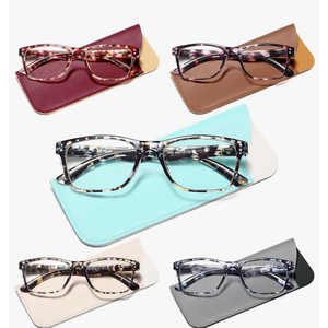 Reading Glasses Blue Light Blocking, Computer Glasses for Women Men, Fashion Square Eyeglasses 5 Pairs, +0.0 Reading Glasses Blue Light Blocking, Computer Glasses for Women Men, Fashion Square Eyeglasses 5 Pairs, +0.0