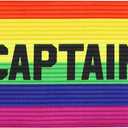Soccer Team Captain Armband Elastic Football Basketball Volleyball Player Bands for Youth Adult Team Leader, Adjustable Captain Arm Band Team Sports Accessories Soccer Training Wrist Armbands