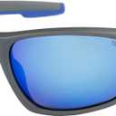 Caterpillar mens Motor Polarized Sunglasses Rectangular Sunglasses (Matte Solid Gray)