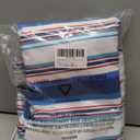 MASTERCANOPY Patio Umbrella 9ft Replacement Canopy for 8 Ribs-Navy Blue Stripe Canopy Only