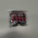 CovertSafe& Dog Boots for Dogs Non-Slip, Waterproof Dog Booties for Outdoor, Dog Shoes for Medium to Large Dogs 4Pcs with Rugged Sole Black-Red (Size 2: 2.4''x1.7'')(L*W) for 14-27 lbs)