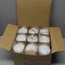 Tuyai (Set of 36) Floating Candles, 3 inch White Dripless Wax Burning Candles, for Weddings, Party, Special Occasions and Home Decorations