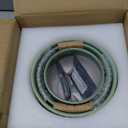 4 + 5 + 6 Inch Ceramic Pots for Indoor Plants, Succulents Plant Pots, Orchid Flower Pot with Drainage Hole, Modern Clay Stoneware Planters, Set of 3 (Green, 4+5+6 Inch)