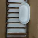 Foraineam 10 Pack White Ramekins, Porcelain Souffle Dishes, Oval Crme Brule Ramekins for Baking, 6 Ounce Dessert Bowls Set for Souffl, Pudding, Quiche, Snack, Custard, Dishwasher and Oven Safe