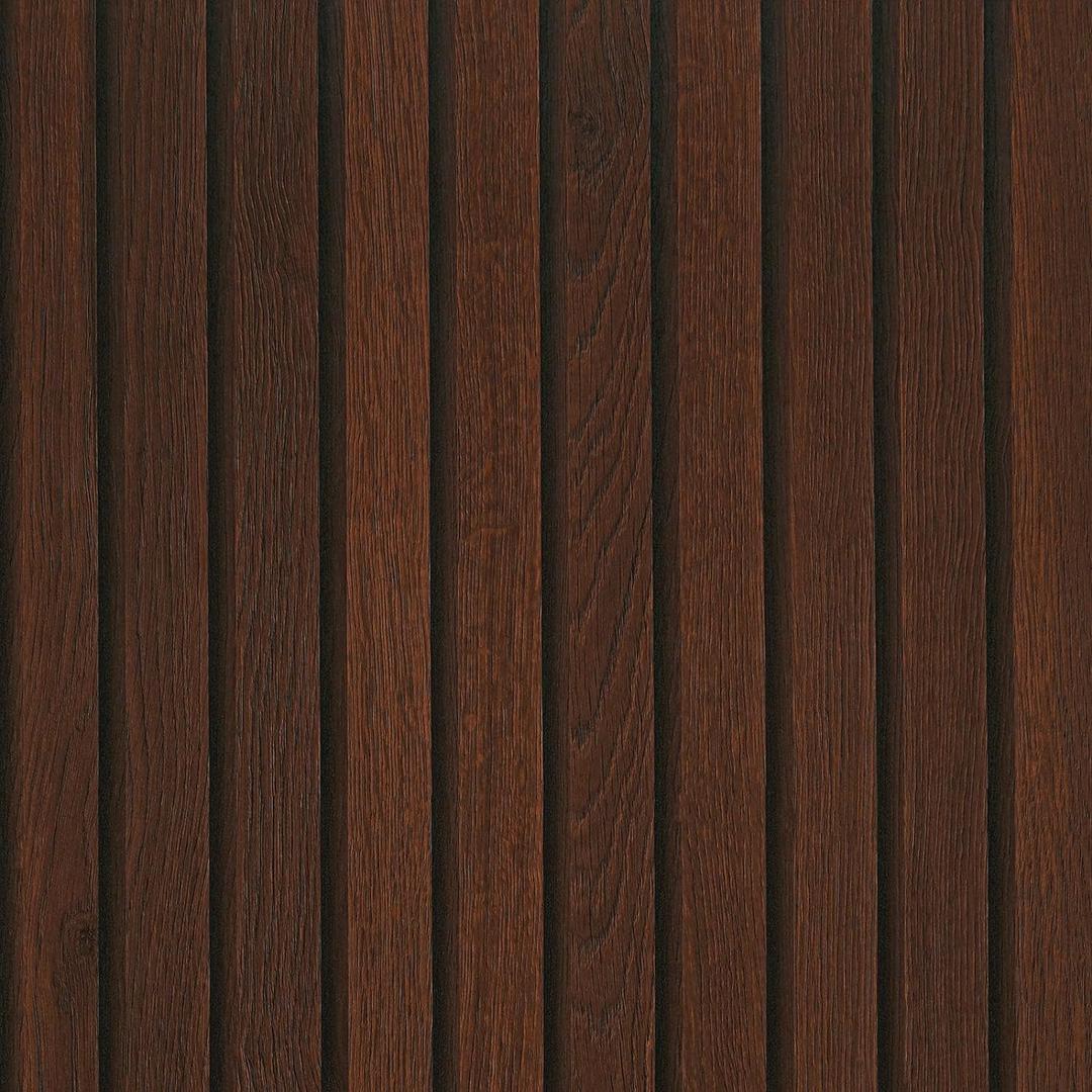 FunStick 16"x472" Brown Wood Slats Peel and Stick Wallpaper Waterproof Dark Wood Grain Contact Paper for Walls Cabinets Removable Beadboard Paneling Wall Paper for Ceiling Pole Wrap Roll Kitchen Desk