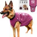 BellyGuard Recovery Suit for Dogs, Comfy Dog Surgery Suit, Female Spay and Male Neuter Onesie for Post-Op Care (XX-Large, Maroon)