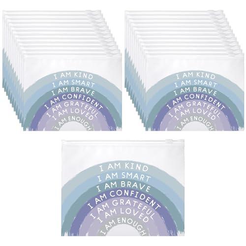 Reginary Inspirational Gifts Bulk for Women Cosmetic Bag EVA Makeup Bag with Zipper for Birthday Employee Coworker Colleague Staff Encouragement Motivational Presents(I Am Enough)