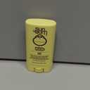 Sun Bum Kids SPF 50 Clear Face Stick Sunscreen - Wet or Dry Skin Application Broad Spectrum Sunscreen with Vitamin E - Hawaii Act 104 Compliant (Without Octinoxate & Oxybenzone) - Travel Size 0.53 oz