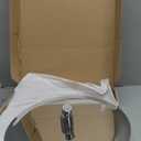 BSTIIU 12 Inch Round Rainfall Shower Head, High Pressure Overhead Shower Heads, Wall Ceiling Mounted Ultra Thin Stainless Steel Shower Head, Chrome