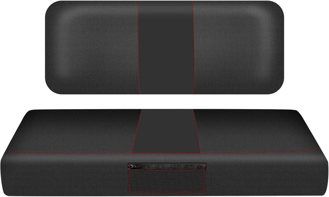 BORDAN UTV Seat Cover for Kawasaki Mule 600 610 2005-2016 Mule SX 2017-2023, Heavy Duty 1680D Waterproof Full Protection Outdoor Seat Cover Set(2 PCS)