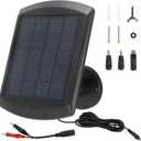 6V Solar Panel for Deer Feeder, Efficient Solar Panel for Blink Camera Outdoor Waterproof Small Solar Battery Charger Maintainer Includes Secure Wall Mount