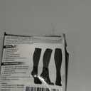 Physix Gear Compression Socks 20-30 mmHg - Men & Women - Running, Nurses, Shin Splints, Flight, Travel (Black) S/M