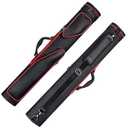 Collapsar Pool Cue Case 2X4, Billiard Stick Carrying Case Holds 2 Butts and 4 Shafts for Adults Billiard Cue Case