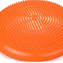 Trideer Inflatable Balance Disc for Balance Training, Proprioception, Strengthening Lower Extremities, Posture, Back Pain, Stress Relief, Restlessness and Anxiety. Yellow, 14 Diameter (13.8" diameter)