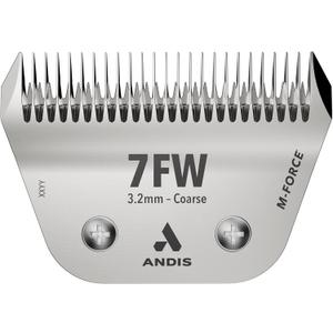 Andis 563659 7W ultraEDGE M-Force Replacement Wide Blade, Professional Groomers, Magnetic Blade Tension, Dog and Pet Grooming, Steel