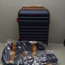 Coolife Suitcase Set 3 Piece Luggage Set Carry On Hardside Luggage with TSA Lock Spinner Wheels (Navy, 3 piece set (DB/TB/20))