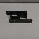 2x4 Door Barricade Brackets Heavy Duty 2 Pcs Door Bar Holder Brackets for Home Security Black