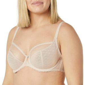 Freya Women's Signature Underwire Plunge Bra (32FF, Natural Beige)