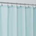 ALYVIA SPRING Long Fabric Shower Curtain Liner Waterproof - 72" x 74", Soft & Lightweight Longer Shower Curtain with 3 Magnets, Machine Washable - 72x74, Blue