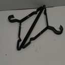16.5" Heavy Duty Matte Black Metal Hangers 20 Pack, Wire Black Clothes Hangers for Coat Suit, Shirts, Dress, PantsCamisole Wedding Dress (Black, 20Pack)