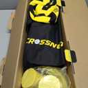 CROSSNET H2O Volleyball Pool Game - Four Square Net - Quick Assemble & Portable - Perfect Pool Toys for All Families W/Accessories
