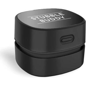 Pete & Pedro The Stubble Buddy - Portable Beard & Facial Hair Cleanup Trimming & Manscaping Handheld Mini Vacuum | Cordless USB Rechargeable Hair Clippings Cleaner | As Seen on Shark Tank