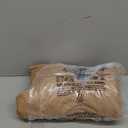 ULTCOVER Waterproof Patio Ottoman Cover Square Outdoor Side Table Furniture Covers Size 32L x 32W x 20H inch (Brown)