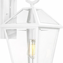 Large Outdoor Light Fixtures Wall Mount 21'' Waterproof Exterior Wall Lanterns with Glass, Outdoor Wall Light, Outside Wall Sconces, Front Porch Lights for House Garage Doorway Patio 1 Pack