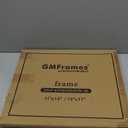 GMFrames 19x16 Wood Diploma Frame,Tempered Glass,Rustic Black Finish with Gold Trim