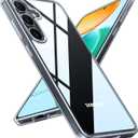 TORRAS Guardian Shockproof for Samsung Galaxy S25 Plus Case, [Non-Yellowing] [12FT Military-Grade Protection] Transparent Slim Case for Samsung S25 Plus Case, Diamond Clear, Hard, 6.7''