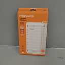 Fiskars SureCut Portable Paper Trimmer, 9" Cut Length for Cardstock and Photos, Fits in 3-Ring Binder for Travel, 10 Sheet Cutting Capacity, 9" Rail, Orange