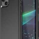 Diverbox for iPhone 15 Case [Shockproof] [Dropproof] [Tempered Glass Screen Protector ],Heavy Duty Protection Phone Case Cover for Apple iPhone 15 6.1 inch (Black -3in1)