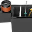 HECASA 18" Cab Caddie Replacement for AMX92005 Compatible with John Deere Tractor 4050 4230 4240 4250 4430 4440 4450 4630 4640 4650 4840 4850 w/Beverage Holders Snack Holder