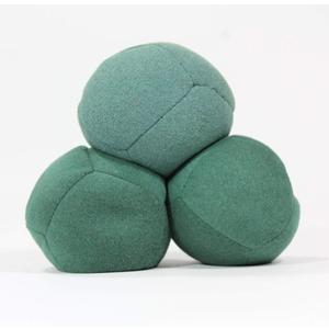 Zeekio Thud Juggling Ball Set - Lightweight 90g Beanbag Ball - Super Soft - Green 3pcs