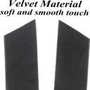 Black Velvet Ribbon Bows Valentines Tree Decorations 12Pcs, 5in * 8.6in Xmas Ornaments for Tree Home Party Front Door Wreath Holiday Decor