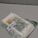 JSSTEM Handmade Crochet Christmas Tree, Hand-Knitted Ornaments Car Pendant with Bells, Stars, Bows & Pom Poms, Cotton Xmas Decor for Holiday Tree, Festive Gift, Home, Car and Party Decor, Green