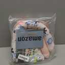 Travel Bug Baby & Toddler 2-in-1 Head Support Duo Head Support + Strap Covers for Car Seats, Strollers & Bouncers (Pink Floral)