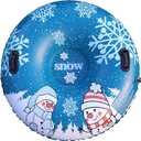 DIMAR GARDEN 47" Snow Tube Inflatable Snow Sled with Heavy Duty PVC and Handles