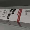 Reinforced 42" Tall Retractable Baby Gates Extra Wide Dog Gate with Support Rods - Prevent Crawling Under, 175" Extra Long Baby Gate Tall Dog Gate Indoor Retractable Fence Outdoor Garage Gate, Black