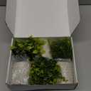 Der Rose 3 Pack Mini Potted Fake Plants Artificial Plastic Eucalyptus Plants Topiaries for Home Office Desk Farmhouse Shelf Room Bathroom Decor(Green)