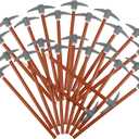 Chinco 48 Pieces Pickaxe Pencils Eraser Set Funny Eraser Topper Pencils Bulk with Axe Shape Erase for Back to School Supplies Students Gifts