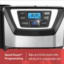 Black and Decker BLACK+DECKER 12-Cup Mill and Brew Coffeemaker, Black, CM5000B