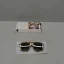 livho Trendy Polarized Square Aviator Sunglasses Women Men Square Eyewear Frame, Retro Sun Glasses for Women Men 2025 Shades