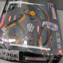 Slot Car Race Track Sets with 4 Slot Cars, Ideal Birthday Xmas Gifts Toys for Kids Boys Ages 6 7 8-12, Battery or Electric Race Car Track Set with Dual Racing Game, Flash Circular Track, Lap Counter, Large